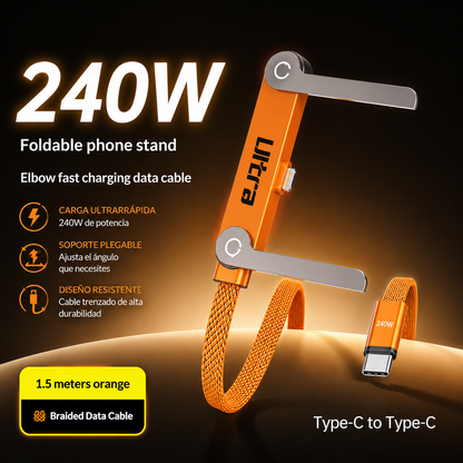 Fast Charging Cable with  Phone Stand