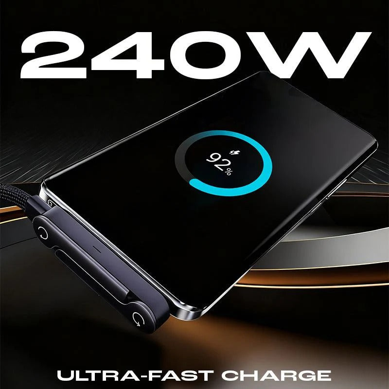Fast Charging Cable with  Phone Stand